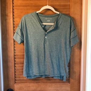 American Eagle distressed oversized T shirt